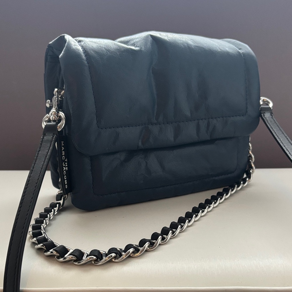 Marc Jacobs Black Crossbody Bag with Chain Strap
